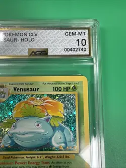 Venusaur 2023 Pokemon Classic CLV 003/034 Holo - AGS 10 GEM MINT Graded Card - Image 2