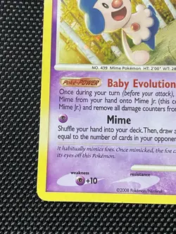 Mime Jr. - DP22 - Diamond & Pearl Black Star Promo - Holo - Pokemon TCG 2008 - Image 5
