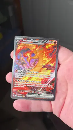 Team Rocket's Moltres ex Destined Rivals Stamp UPC Set Pokemon TCG 229/182 NM x3 - Image 2