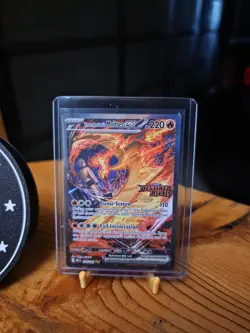 Team Rocket's Moltres ex Destined Rivals Stamp UPC Set Pokemon TCG 229/182 NM x3 - Image 3