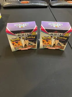 Pokemon TCG Mystery Power Box 2 ct. Lot Factory Sealed 5 Booster Packs - Image 1