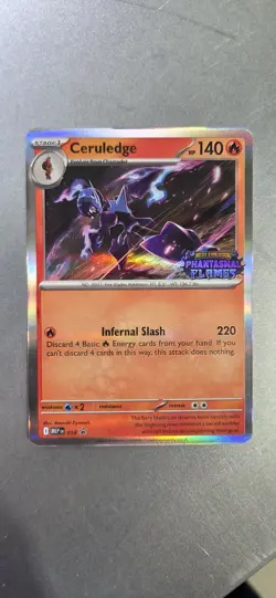 Pokemon TCG Ceruledge MEP 014 Prerelease Promo *NM Unplayed* - Image 1