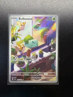 Pokemon TCG: Bulbasaur 143/142 - SV: Stellar Crown - Illustration Rare NM - Image 1
