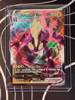 Toxtricity VMAX (FULL ART) 071/192 SWSH02: Rebel Clash (NM) Holo Pokemon TCG - Image 1