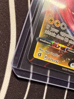 Toxtricity VMAX (FULL ART) 071/192 SWSH02: Rebel Clash (NM) Holo Pokemon TCG - Image 2