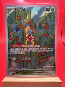 Pokemon TCG Shuckle 136/132 Mega Evolution Full Art IR Illustration Rare - Image 1