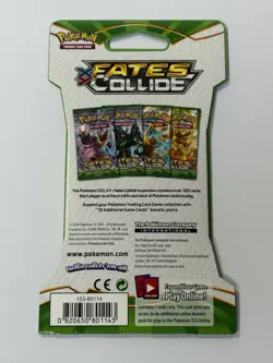 Pokemon XY Fates Collide Sleeved Blister Booster Pack - Image 2