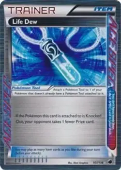 Life Dew (#107/116) - Holofoil BW - Plasma Freeze HP Pokemon - Image 1