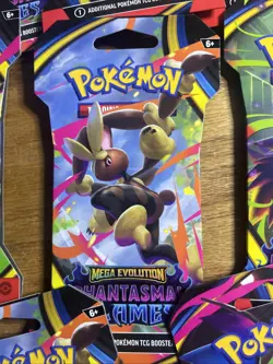 Pokemon TCG: Mega Evolution Phantasmal Flames Sleeved Booster Pack - Lot Of 20 - Image 4