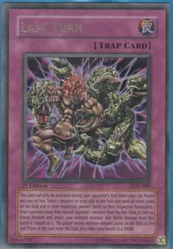Yu-Gi-Oh! Last Turn LOD-099 1st Edition Ultra Rare Format Goat EXCELLENT !! - Image 1