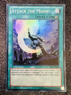 Yugioh Attack the Moon! ABYR-EN089 Super Rare Unlimited Edition NM - Image 1
