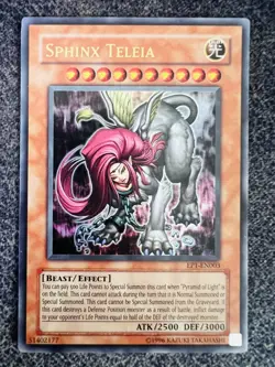 Yugioh Sphinx Teleia EP1-EN003 Ultra Rare Unlimited Edition NM/LP - Image 1