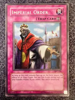 Yugioh Imperial Order PSV-104 Secret Rare Unlimited Edition NM - Image 1
