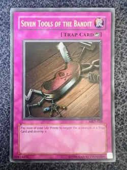 Yugioh Seven Tools of the Bandit MRD-129 Ultra Rare Unlimited Edition NM - Image 1