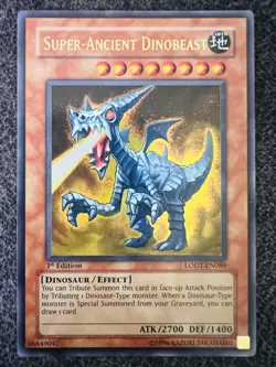 Yugioh Super-Ancient Dinobeast LODT-EN088 1st Edition Ultra Rare NM - Image 1