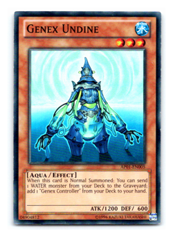 Genex Undine - AP01-EN005 - Super Rare Yugioh LP - Image 1