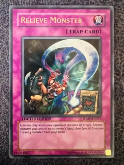 Yugioh Relieve Monster JUMP-EN021 Ultra Rare Limited Edition NM - Image 1