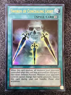 Yugioh Swords Of Concealing Light LCYW-EN281 Ultra Rare Unlimited Edition NM - Image 1