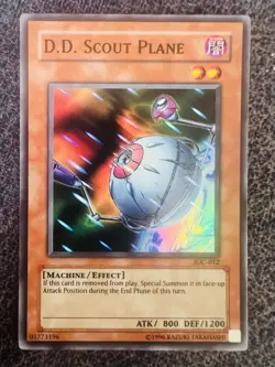 Yugioh D.D. Scout Plane IOC-012 Super Rare Unlimited Edition NM - Image 1