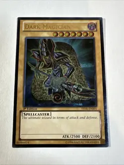 Yugioh! LP Dark Magician - YSYR-EN001 - Ultimate Rare - 1st Edition Lightly Play - Image 1