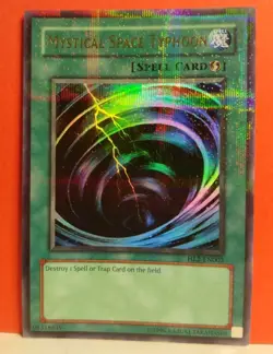 Mystical Space Typhoon HL2-EN002 Hobby League 2 Parallel Ultra Rare Yu-Gi-Oh - Image 1