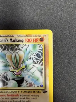GIOVANNI’S MACHAMP GYM HEROES HOLO 6/132 (NM/VLP) POKEMON TCG CARD - Image 4