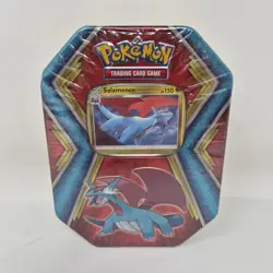Salamence Tin Pokemon Trading Card Game 3 Packs Brand New Sealed - Image 1