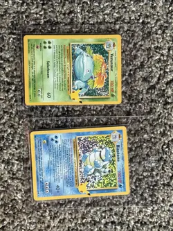 Pokemon TCG Celebrations Venusaur & Blastoise 25th Anniversary Card Set - Image 1