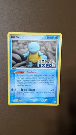 Ditto GAMES EXPO Card- Ex Delta Species 64/113-Super Rare Pokemon Promo -NM - Image 1