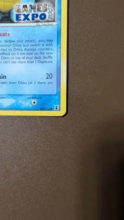 Ditto GAMES EXPO Card- Ex Delta Species 64/113-Super Rare Pokemon Promo -NM - Image 4
