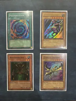 Yu-Gi-Oh Legend of Blue-Eyes White Dragon LOB 1st Mixed Card Lot Vintage Rare - Image 1