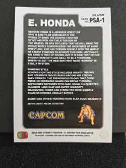 Honda - PSA Street Fighter 2 Promo Card Championship Edition - Image 2