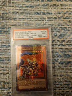 2025 Yu-Gi-Oh RA04 BRTHND/FIRE FST-BEAR 1st Quarter Century SCR - Image 1