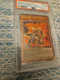 2025 Yu-Gi-Oh RA04 BRTHND/FIRE FST-BEAR 1st Quarter Century SCR - Image 3