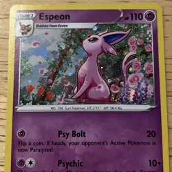 Pokemon TCG Espeon SWSH174 Promo Holo Card - - Image 3