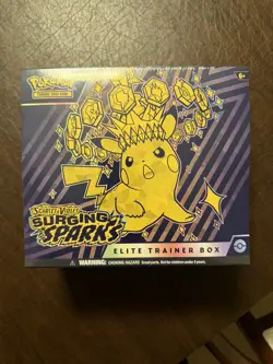 POKEMON TCG Surging Sparks Elite Trainer Box (ETB) Cards Sealed New - Image 1