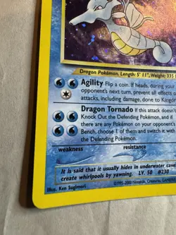 Kingdra Holo Rare 8/111 - Neo Revelation Pokemon Card - WOTC 2000 - Image 3