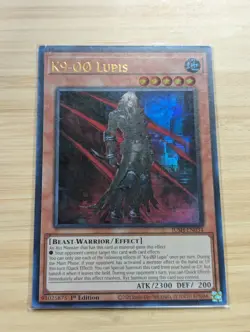 K9-∅∅ Lupis - Ultra Rare - Yu-Gi-Oh! - JUSH-EN034 - Image 1
