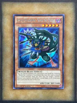 Yugioh Assault Blackwing - Kunai the Drizzle DOCS-EN018 Rare 1st Ed LP - Image 1