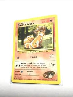 BROCK'S VULPIX - 73/132 - Gym Heroes - Pokemon Card - PL - Image 1