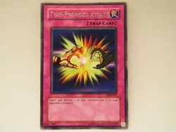 Two-Pronged Attack LOB-061 Yu-Gi-Oh! Card NM Unlimited - Image 1