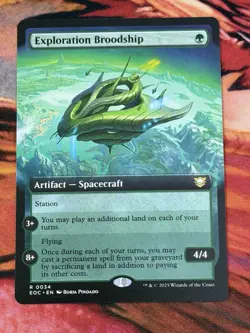 Exploration Broodship (Extended Art) [Commander Edge of Eternities] NM MTG - Image 1