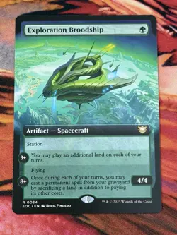 Exploration Broodship (Extended Art) [Commander Edge of Eternities] NM MTG - Image 2