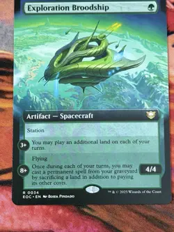 Exploration Broodship (Extended Art) [Commander Edge of Eternities] NM MTG - Image 3