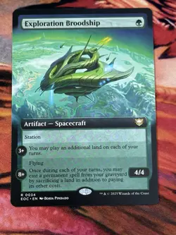 Exploration Broodship (Extended Art) [Commander Edge of Eternities] NM MTG - Image 4