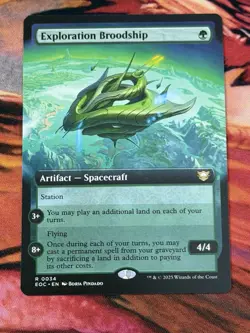 Exploration Broodship (Extended Art) [Commander Edge of Eternities] NM MTG - Image 5
