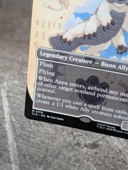 MTG, Appa, Steadfast Guardian (#0316), Avatar: The Last Airbender, Non-Foil, NM - Image 2