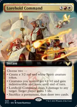 Lorehold Command (Extended Art) [Strixhaven: School of Mages] Near Mint - Image 1