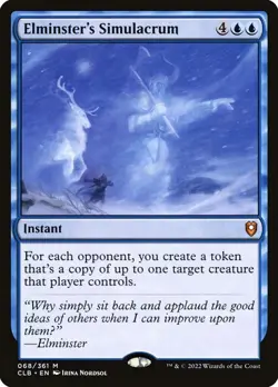 MTG - Elminster's Simulacrum - CLB - Magic the Gathering - Image 1