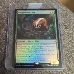 Badgermole Cub Foil 167 Magic the Gathering Avatar the Last Airbender - Image 1
